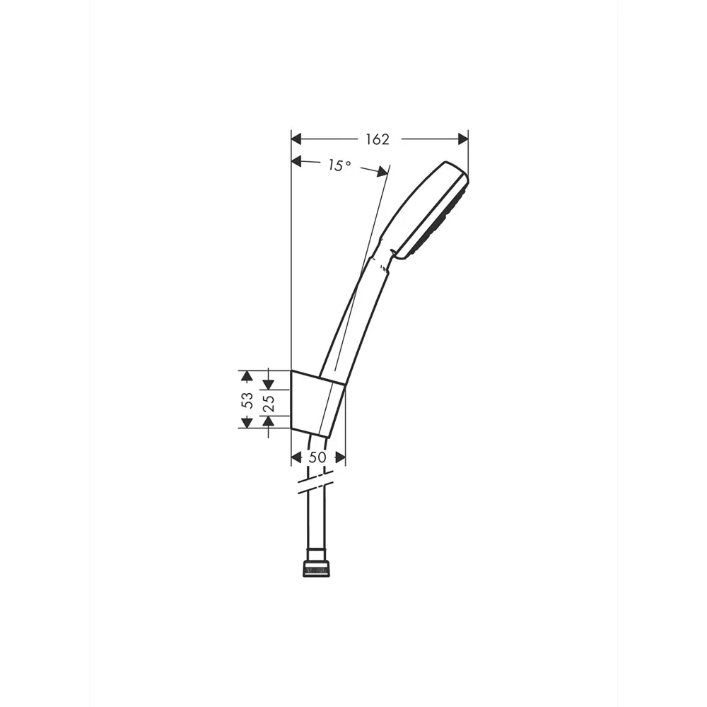 Фото 2 Душевой набор Hansgrohe Crometta 26665400 1 режим цвет хром Фото 2 Душевой набор Hansgrohe Crometta 26665400 1 режим цвет хром