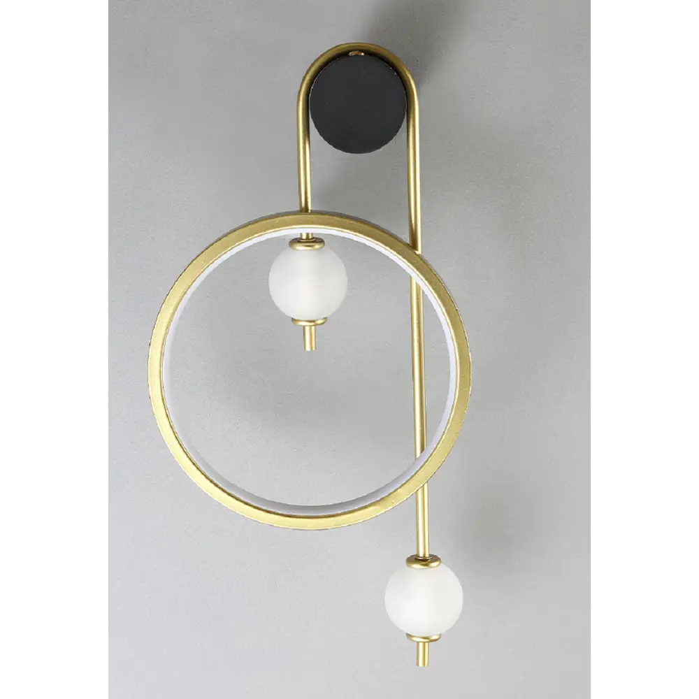 Фото 4 Настенный светильник светодиодный Crystal Lux Rodrigo ap20w black-gold теплый белый свет цвет белый/золото/черный