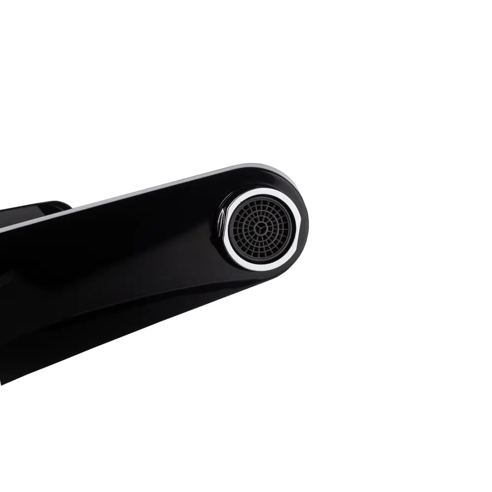 Фото 4 Смеситель для раковины Plamix PM3003 однорычажный цвет черный матовый