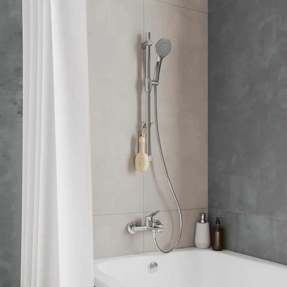 Фото Стойка для душа Milardo Ideal Spa ILS70C0M17 цвет хром Фото Стойка для душа Milardo Ideal Spa ILS70C0M17 цвет хром