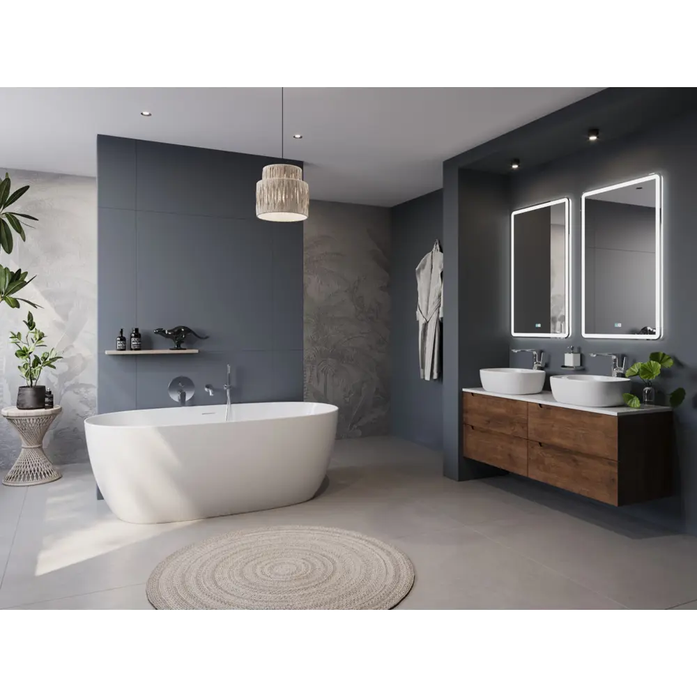 Фото 2 Отдельностоящая ванна Belbagno BB415-1700-800 акрил 170x80см Фото 2 Отдельностоящая ванна Belbagno BB415-1700-800 акрил 170x80см