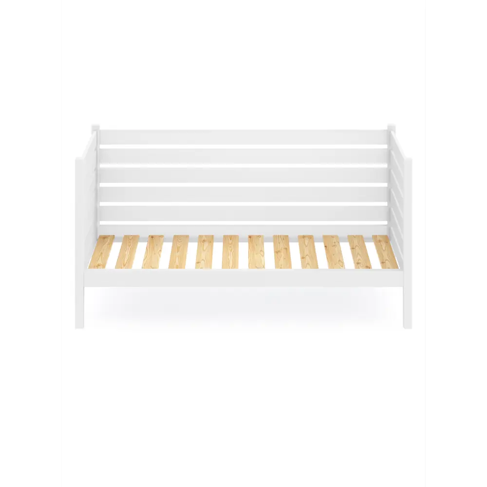 Фото 3 Тахта односпальная Solarius реечное основание и высокие бортики 100x101x190 см сосна цвет белый Фото 3 Тахта односпальная Solarius реечное основание и высокие бортики 100x101x190 см сосна цвет белый