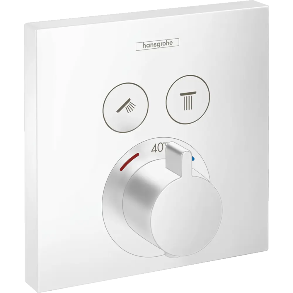 Фото Смеситель для душа термостатический Hansgrohe ShowerSelect 1576370 цвет белый0 Фото Смеситель для душа термостатический Hansgrohe ShowerSelect 1576370 цвет белый0