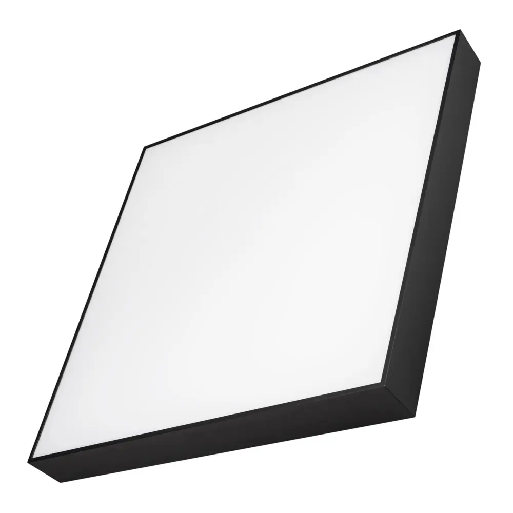 Фото Светильник настенно-потолочный светодиодный Arlight Quadro 19 м² нейтральный белый свет цвет черный Фото Светильник настенно-потолочный светодиодный Arlight Quadro 19 м² нейтральный белый свет цвет черный