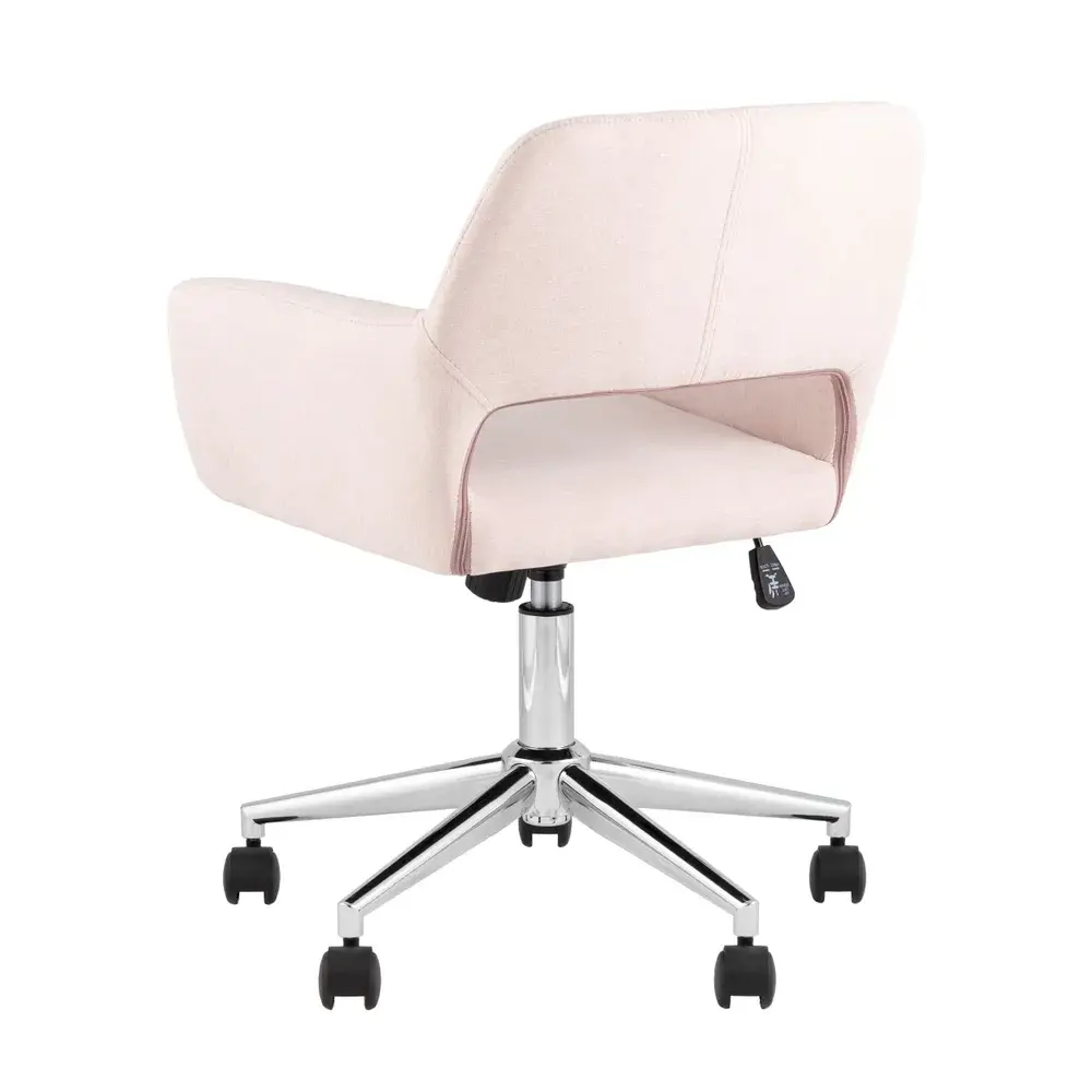 Фото 7 Офисное кресло Stool group ROSS 56x84x55 см рогожка цвет светло-розовый Фото 7 Офисное кресло Stool group ROSS 56x84x55 см рогожка цвет светло-розовый