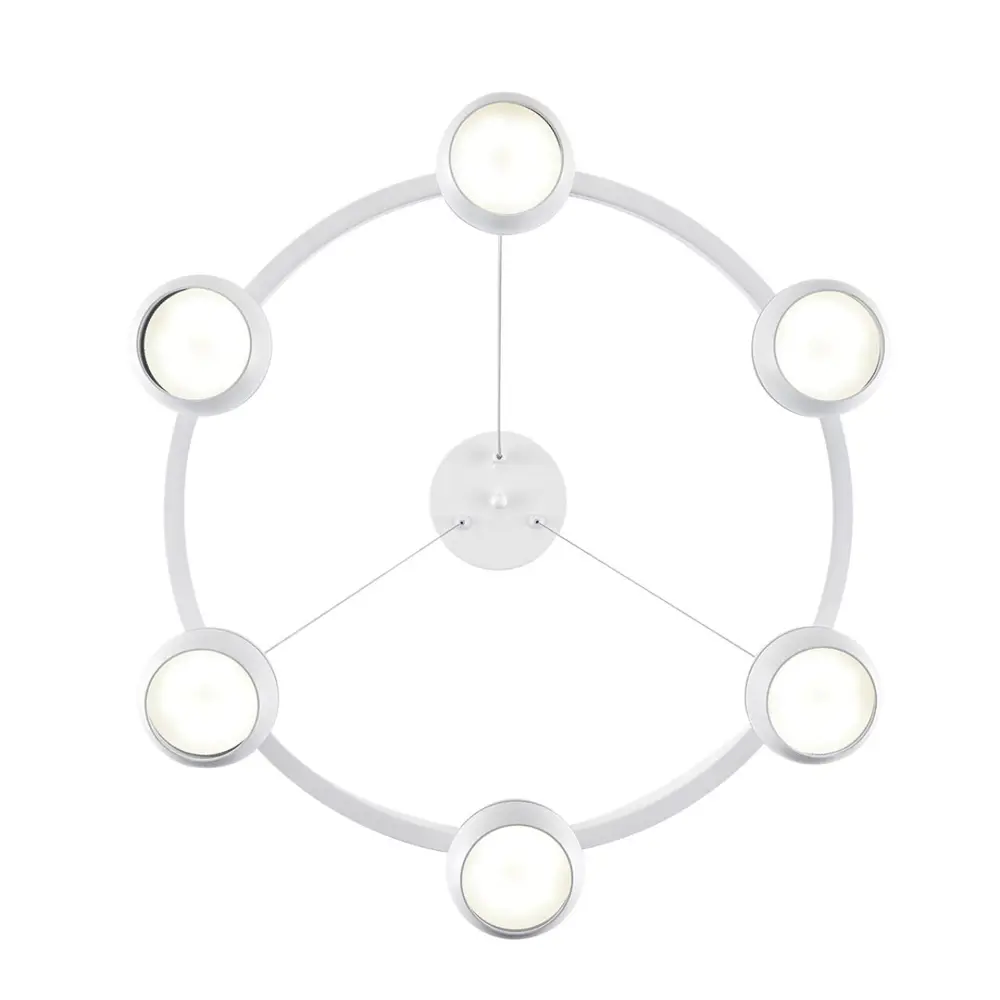 Фото Люстра подвесная Lumion 8254/6 COMFI LN25 цвет белый Фото Люстра подвесная Lumion 8254/6 COMFI LN25 цвет белый