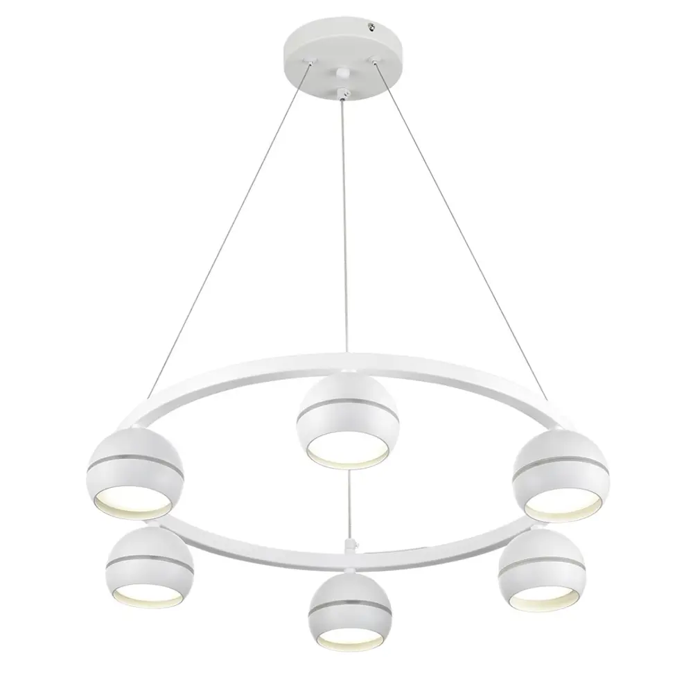 Фото 3 Люстра подвесная Lumion 8254/6 COMFI LN25 цвет белый Фото 3 Люстра подвесная Lumion 8254/6 COMFI LN25 цвет белый