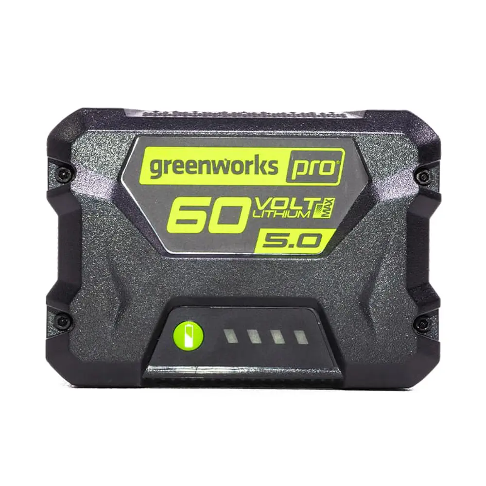 Фото 4 Аккумулятор Greenworks G60B5, 60 В Li-Ion 5 Ач в комплекте с перчатками