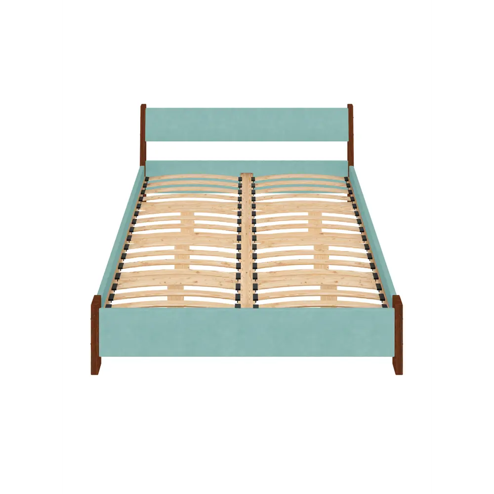 Фото 3 Кровать Solarius Мишка орто основание 130 x 80 x 210 см дерево цвет тиффани;темный дуб Фото 3 Кровать Solarius Мишка орто основание 130 x 80 x 210 см дерево цвет тиффани;темный дуб