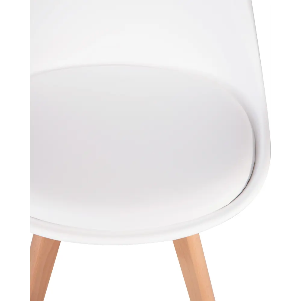 Фото 8 Кухонный стул Dobrin Jerry Soft LMZL 49x49x54 см пластик цвет белый Фото 8 Кухонный стул Dobrin Jerry Soft LMZL 49x49x54 см пластик цвет белый