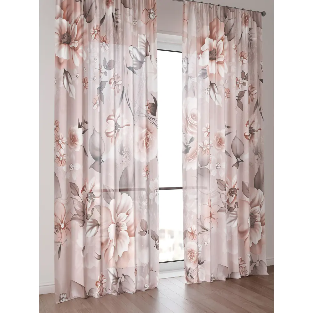 Фото 2 Тюль Comfy Way Алоуна - 24 CW580024-240 150x240 см на шторной ленте цвет серый 2 шт Фото 2 Тюль Comfy Way Алоуна - 24 CW580024-240 150x240 см на шторной ленте цвет серый 2 шт