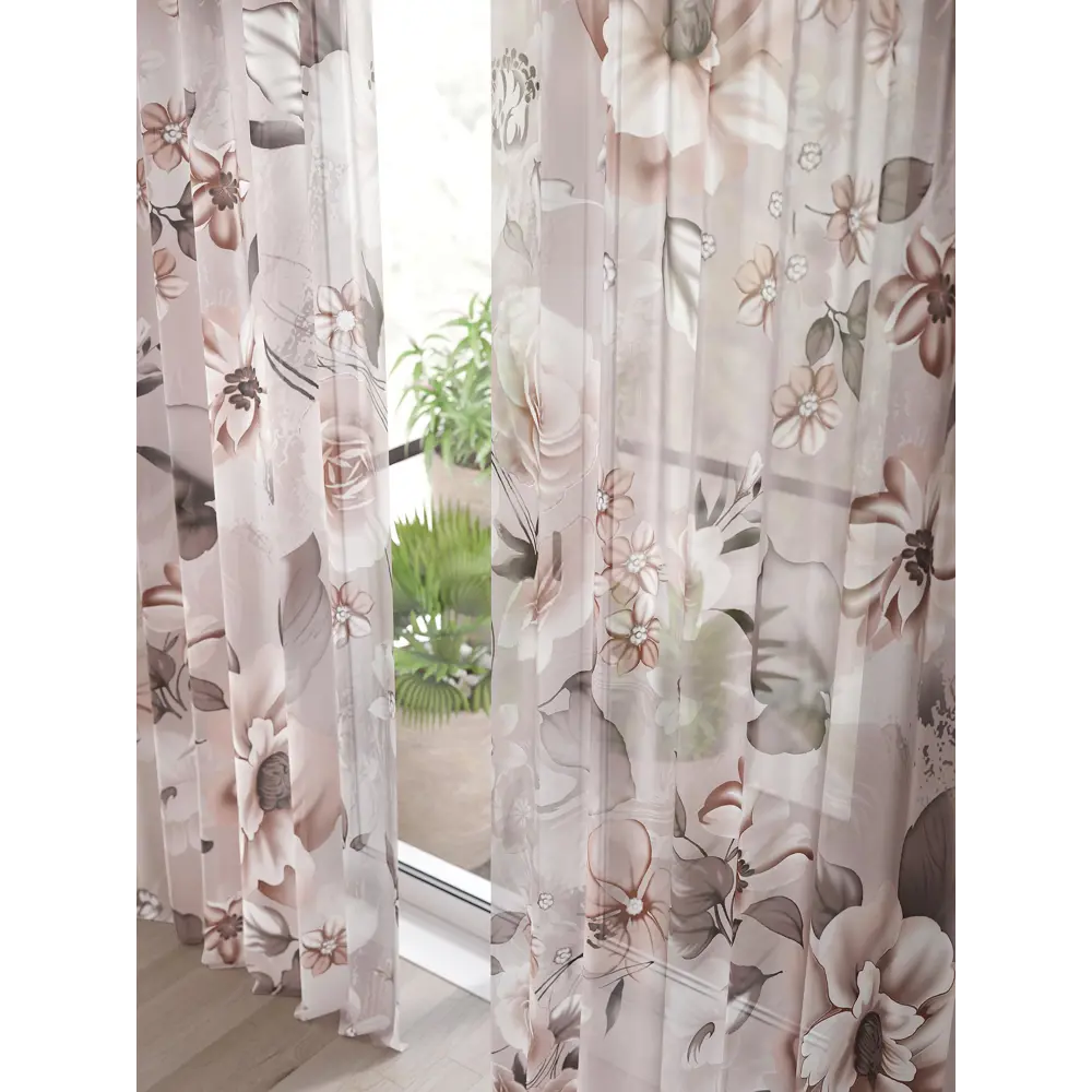 Фото 3 Тюль Comfy Way Алоуна - 24 CW580024-240 150x240 см на шторной ленте цвет серый 2 шт Фото 3 Тюль Comfy Way Алоуна - 24 CW580024-240 150x240 см на шторной ленте цвет серый 2 шт