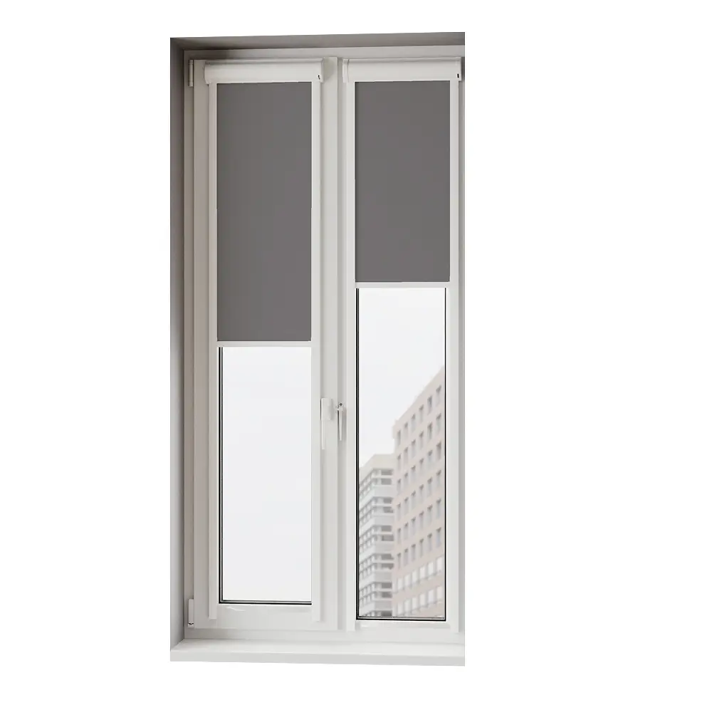 Фото Рулонная штора Унистайл LKRSERIY040135 40x135 см, серый Фото Рулонная штора Унистайл LKRSERIY040135 40x135 см, серый