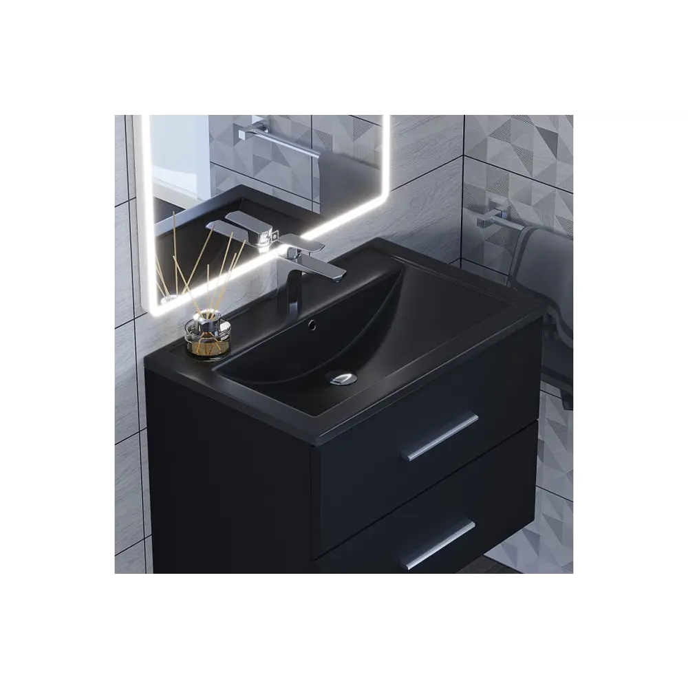 Фото 4 Раковина встраиваемая Uperwood Foster Quartz 291030035 70см Фото 4 Раковина встраиваемая Uperwood Foster Quartz 291030035 70см