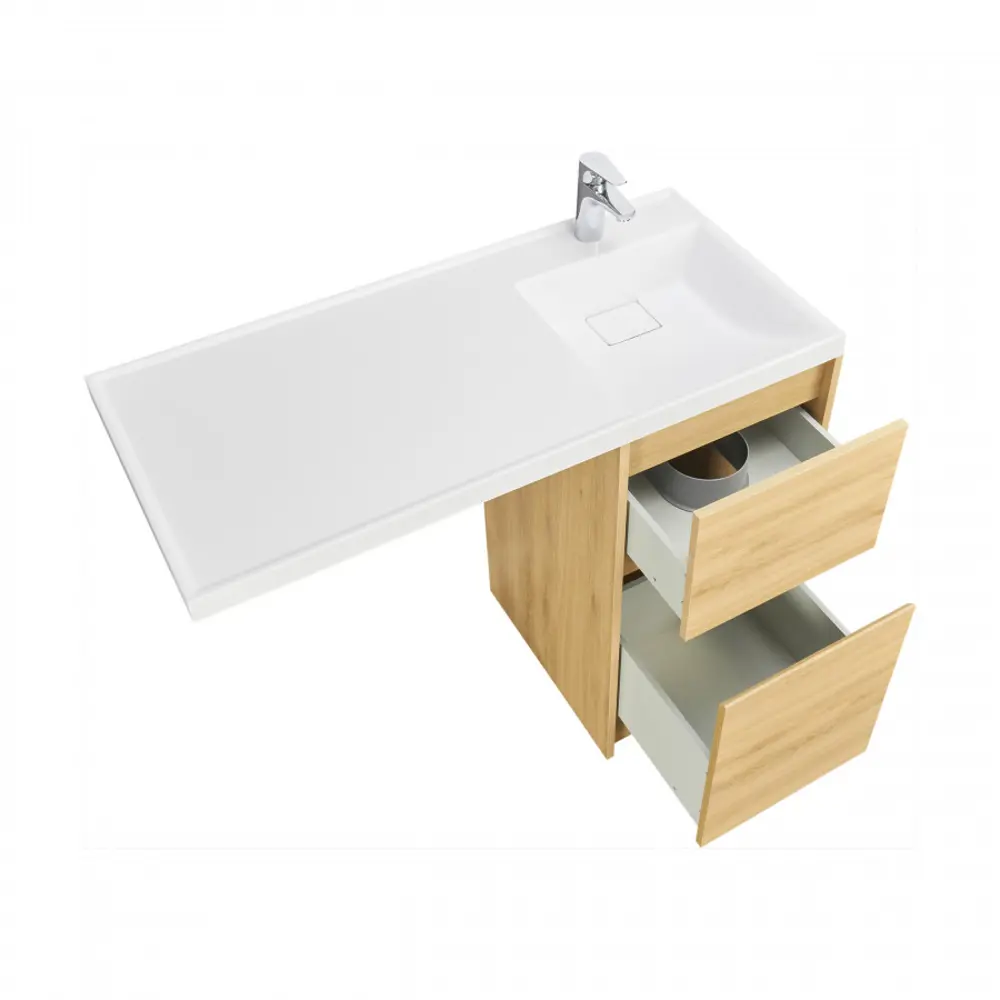 Фото 2 Тумба под раковину напольная Aquaton 1A2670K1LH0C0 42см цвет бежевый Фото 2 Тумба под раковину напольная Aquaton 1A2670K1LH0C0 42см цвет бежевый