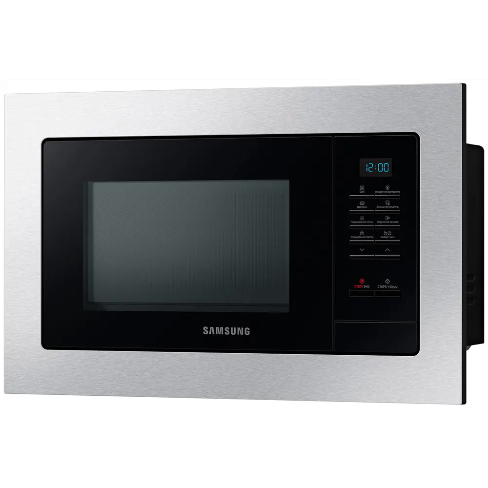 Фото 2 Встраиваемая микроволновая печь Samsung MG20A7013AT 20 л 59.6x38.1x32.6 см цвет серебристый, черный Фото 2 Встраиваемая микроволновая печь Samsung MG20A7013AT 20 л 59.6x38.1x32.6 см цвет серебристый, черный