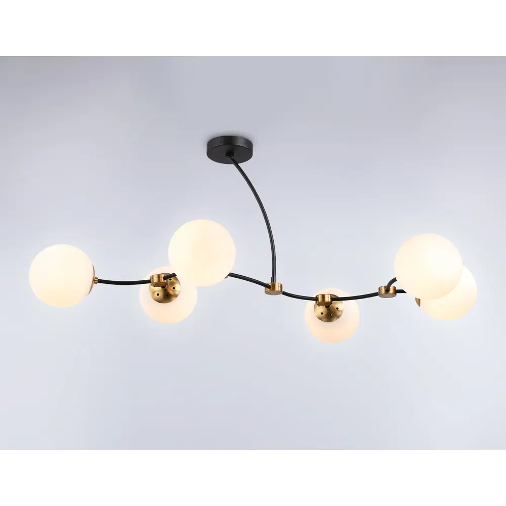 Фото 3 Люстра на штанге Ambrella Light Traditional modern Ambr_tr2555 6 ламп 18 м² цвет бронза Фото 3 Люстра на штанге Ambrella Light Traditional modern Ambr_tr2555 6 ламп 18 м² цвет бронза