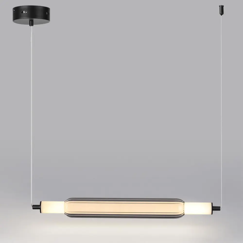 Фото 3 Люстра подвесная светодиодная Lumion Ledio 6556/15l 4 м² нейтральный белый свет цвет черный Фото 3 Люстра подвесная светодиодная Lumion Ledio 6556/15l 4 м² нейтральный белый свет цвет черный