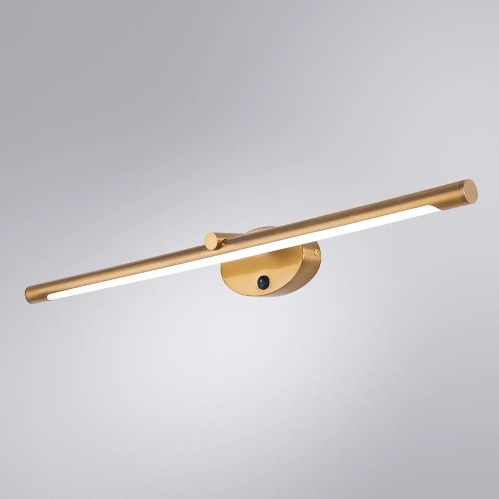 Фото 2 Настенный светильник светодиодный ARTE LAMP A8027AP-1PB RONNIE нейтральный белый свет цвет жёлтый золотой Фото 2 Настенный светильник светодиодный ARTE LAMP A8027AP-1PB RONNIE нейтральный белый свет цвет жёлтый золотой