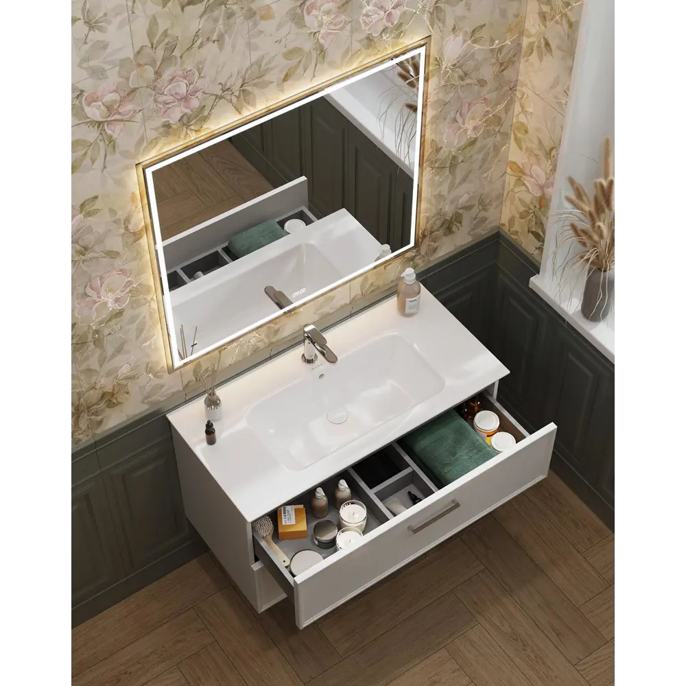 Фото 3 Раковина накладная Kerama marazzi PI.wb.95 96см