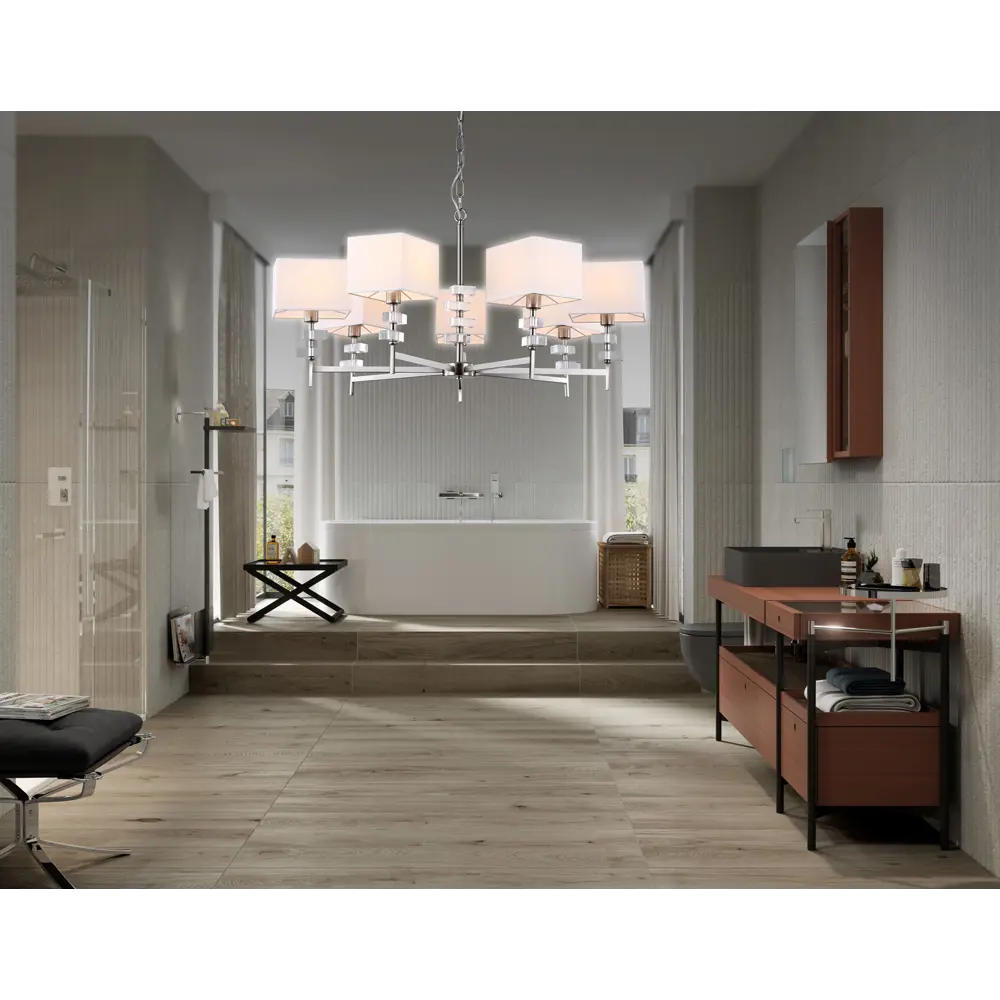 Фото 6 Люстра подвесная Ambrella Light High Ambr_lh71323 7 ламп 28 м² цвет белый/никель Фото 6 Люстра подвесная Ambrella Light High Ambr_lh71323 7 ламп 28 м² цвет белый/никель