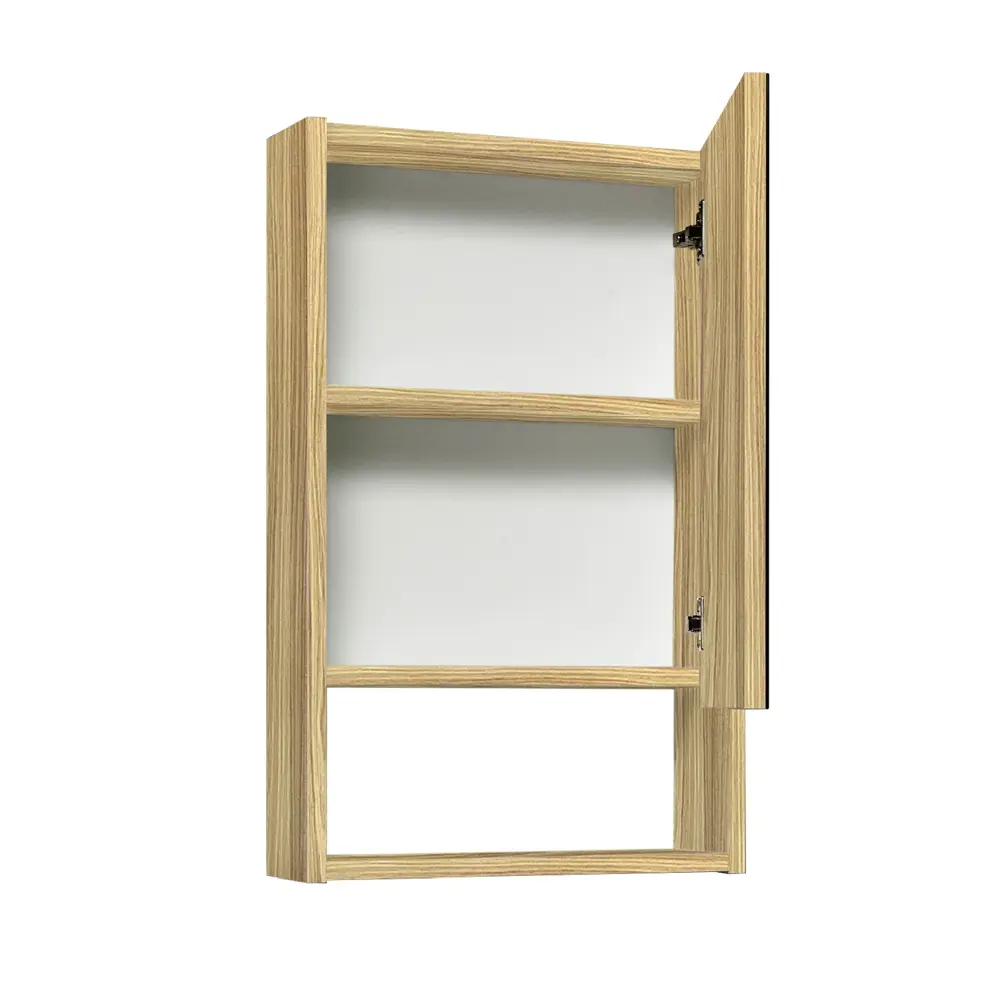 Фото 3 Зеркальный шкаф Runo Микра 65x40 см цвет лиственница правый Фото 3 Зеркальный шкаф Runo Микра 65x40 см цвет лиственница правый