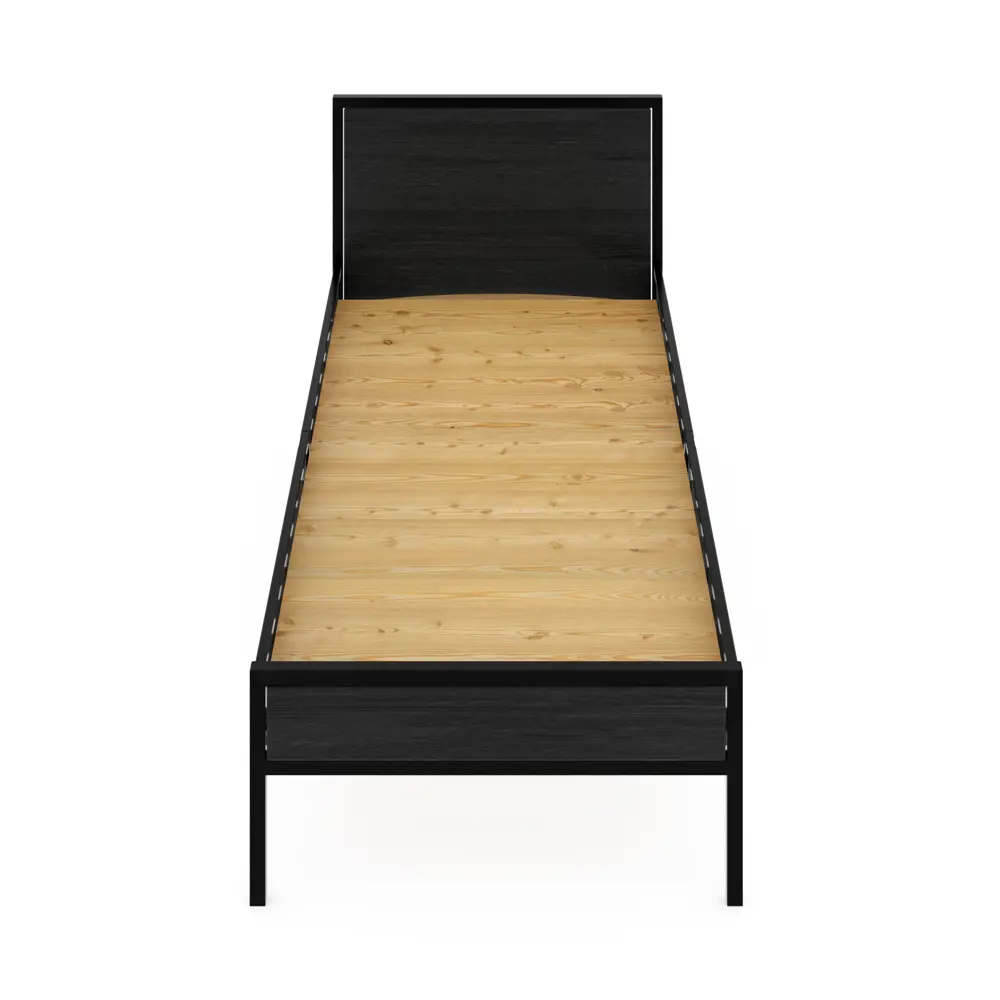 Фото 2 Кровать Solarius kr100loft-onix-black-full 105 x 90 x 206 см сосна цвет черный оникс;черный Фото 2 Кровать Solarius kr100loft-onix-black-full 105 x 90 x 206 см сосна цвет черный оникс;черный