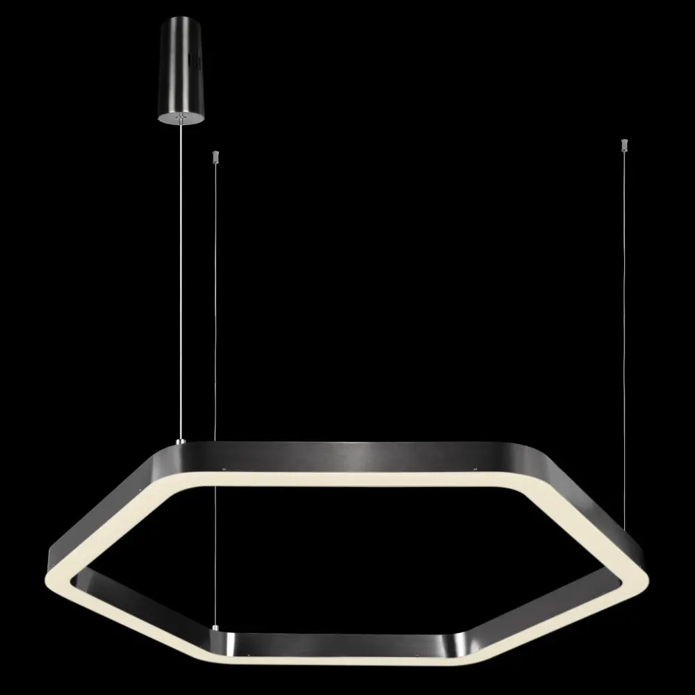 Фото 2 Светильник подвесной светодиодный Loft It Titanium 10243m dark grey 10.83 м² теплый белый (желтый) свет цвет антрацит Фото 2 Светильник подвесной светодиодный Loft It Titanium 10243m dark grey 10.83 м² теплый белый (желтый) свет цвет антрацит