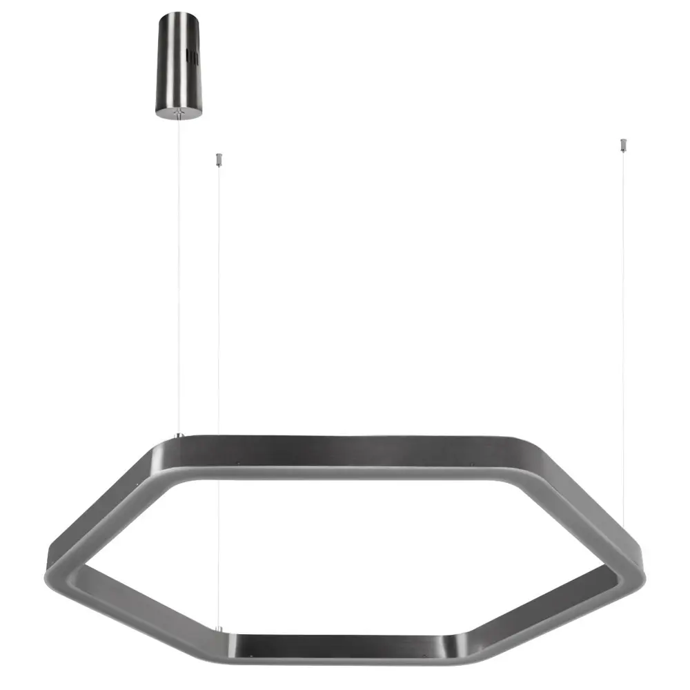 Фото Светильник подвесной светодиодный Loft It Titanium 10243m dark grey 10.83 м² теплый белый (желтый) свет цвет антрацит Фото Светильник подвесной светодиодный Loft It Titanium 10243m dark grey 10.83 м² теплый белый (желтый) свет цвет антрацит