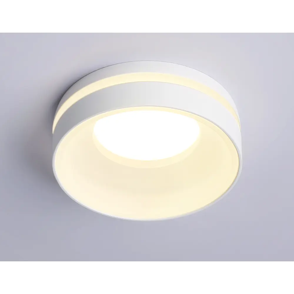 Фото 10 Светильник точечный встраиваемый светодиодный Ambrella Light Tn3305 2 м² под отверстие 7 см цвет белый