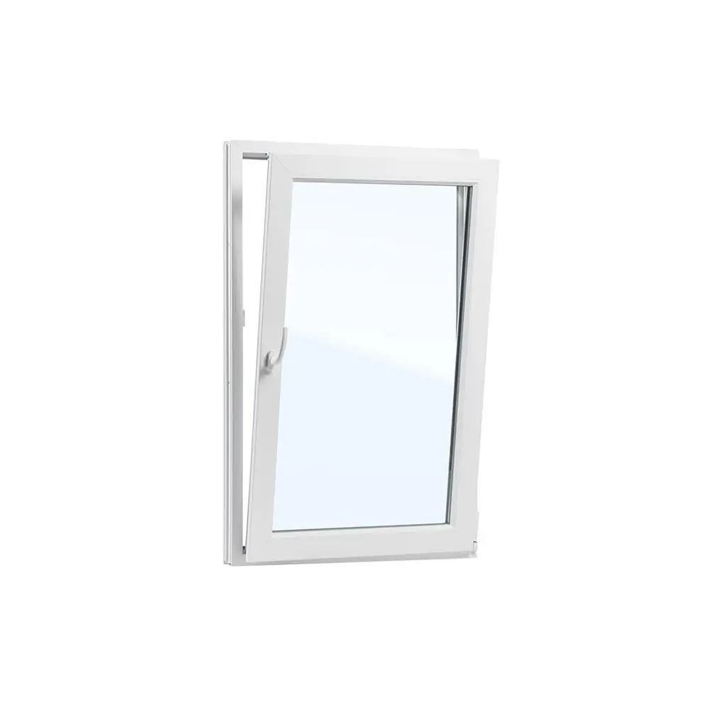 Фото Пластиковое окно ПВХ Пластикoff одностворчатое поворотно-откидное правое 1100x600мм (ВxШ) двухкамерный стеклопакет цвет белый Фото Пластиковое окно ПВХ Пластикoff одностворчатое поворотно-откидное правое 1100x600мм (ВxШ) двухкамерный стеклопакет цвет белый