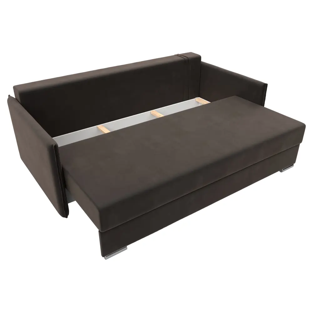 Фото 7 Диван прямой Сайгон Лига диванов 115104 203x90x105 см велюр цвет коричневый