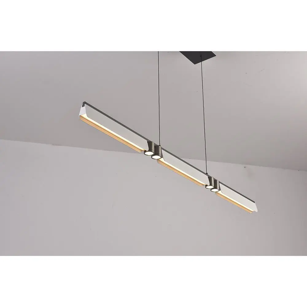 Фото 9 Светильник подвесной светодиодный Iledex 9309d-1200-2 wh+bk 13 м² регулируемый белый свет цвет черный Фото 9 Светильник подвесной светодиодный Iledex 9309d-1200-2 wh+bk 13 м² регулируемый белый свет цвет черный