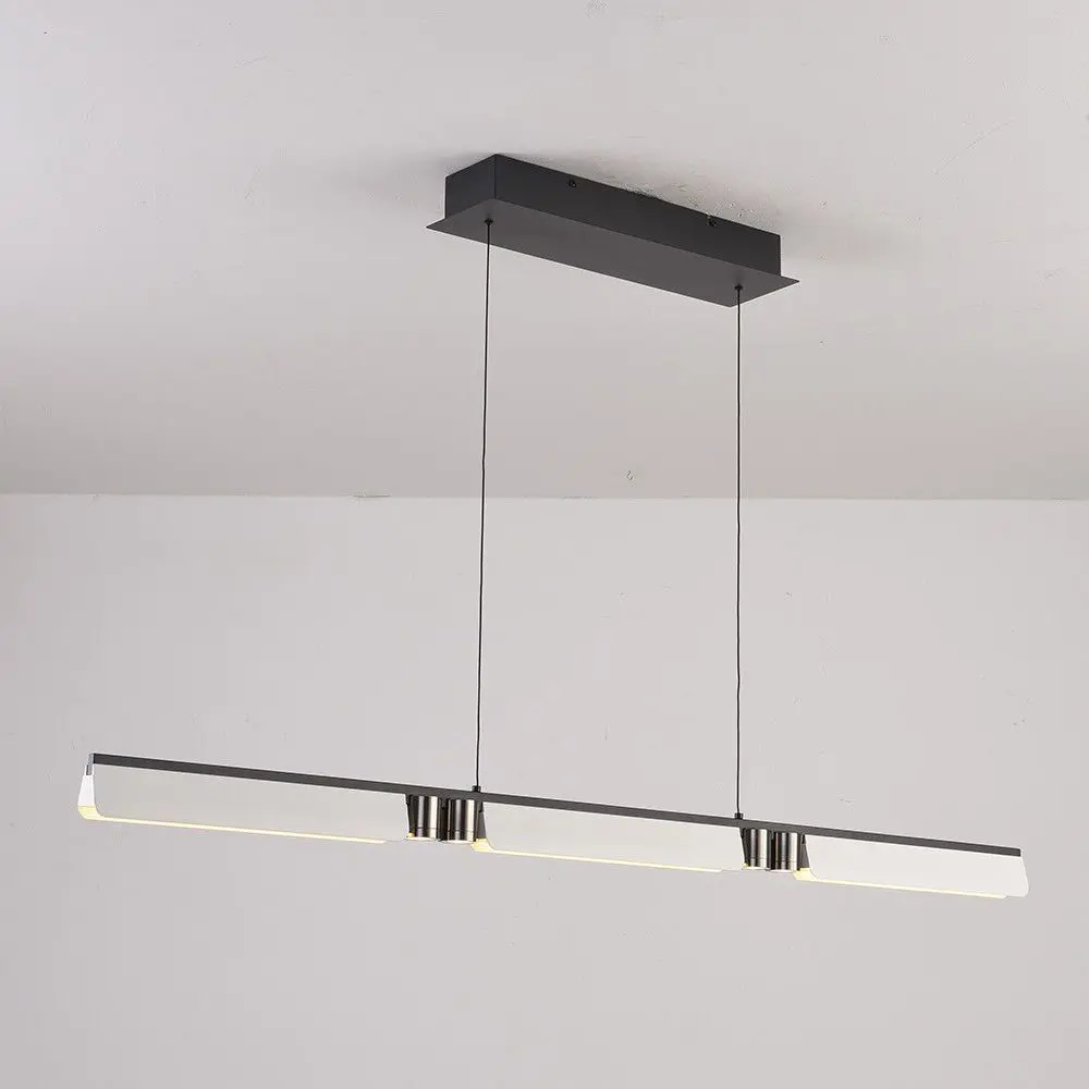 Фото 6 Светильник подвесной светодиодный Iledex 9309d-1200-2 wh+bk 13 м² регулируемый белый свет цвет черный Фото 6 Светильник подвесной светодиодный Iledex 9309d-1200-2 wh+bk 13 м² регулируемый белый свет цвет черный