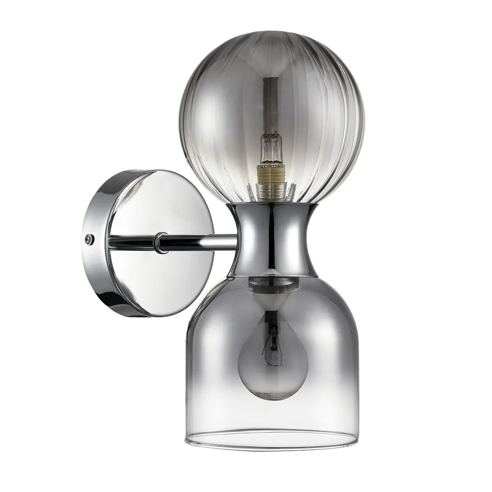 Фото Настенный светильник Lumion Moderni 8114/2w цвет хром Фото Настенный светильник Lumion Moderni 8114/2w цвет хром
