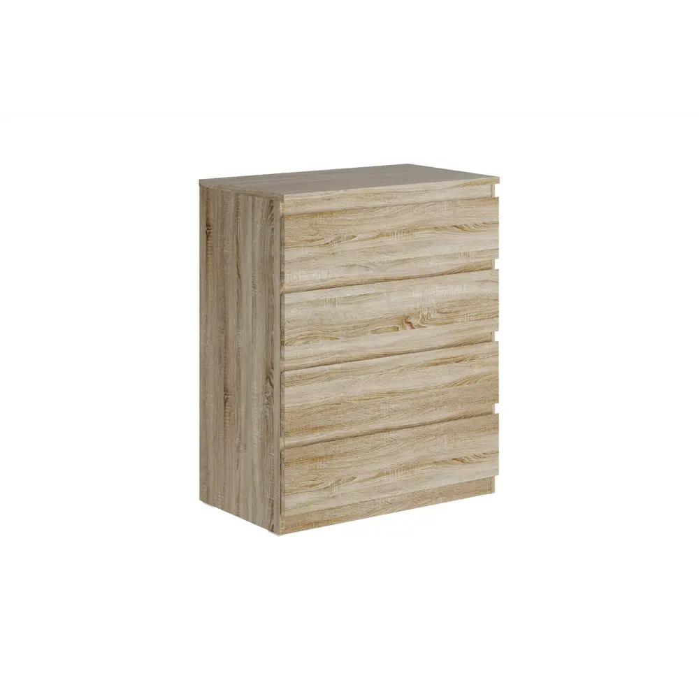 Фото 2 Комод Vmg industry Мальта 08-141194 4 ящика 80.3х48х98.8 см лдсп цвет сонома Фото 2 Комод Vmg industry Мальта 08-141194 4 ящика 80.3х48х98.8 см лдсп цвет сонома