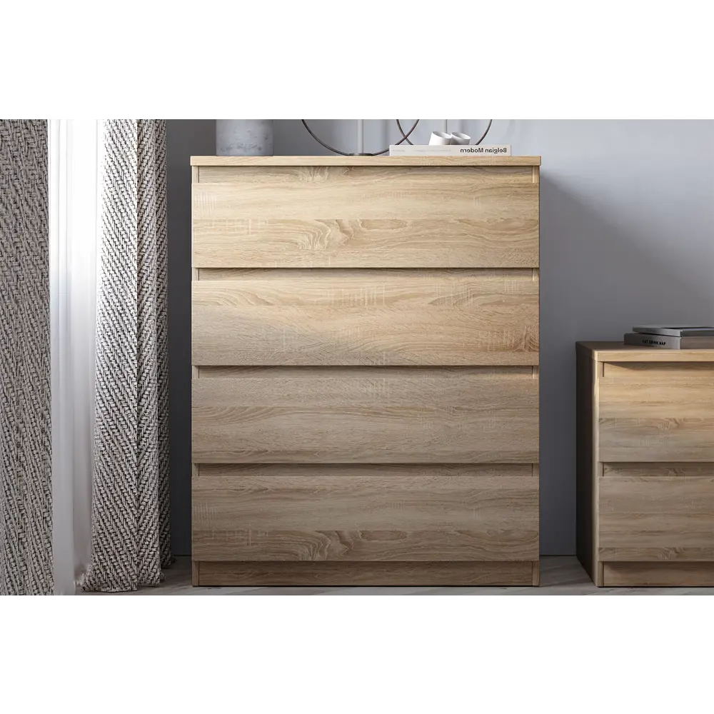 Фото 3 Комод Vmg industry Мальта 08-141194 4 ящика 80.3х48х98.8 см лдсп цвет сонома Фото 3 Комод Vmg industry Мальта 08-141194 4 ящика 80.3х48х98.8 см лдсп цвет сонома