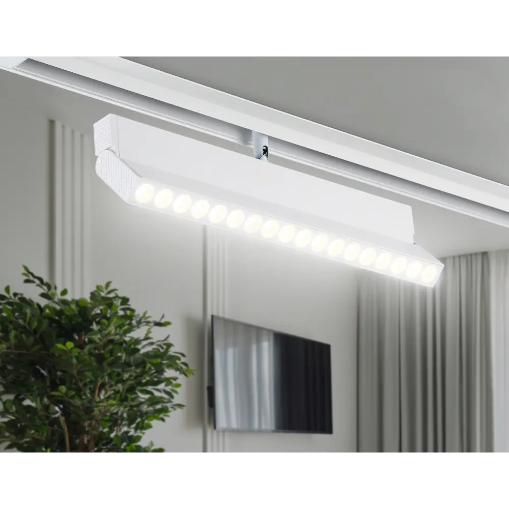 Фото 8 Трековый светильник линейный светодиодный Ambrella light Gl4080 18 Вт цвет белый Фото 8 Трековый светильник линейный светодиодный Ambrella light Gl4080 18 Вт цвет белый