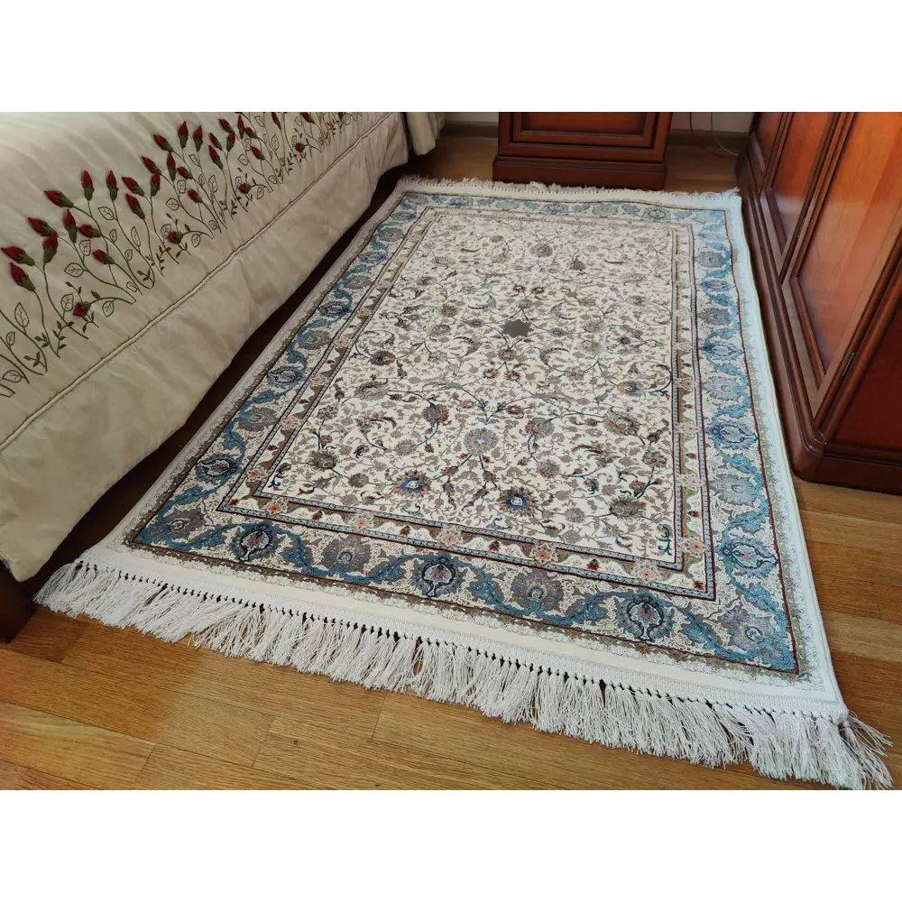 Фото 5 Ковер Farrahi Carpet полиэстер DM001 200х300 см цвет кремовый Фото 5 Ковер Farrahi Carpet полиэстер DM001 200х300 см цвет кремовый
