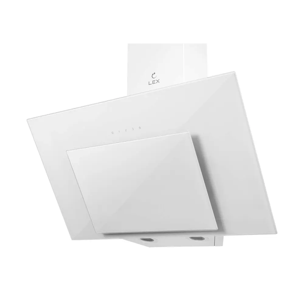 Фото Наклонная вытяжка Lex MIRA GS 600 WHITE 60 см цвет белый Фото Наклонная вытяжка Lex MIRA GS 600 WHITE 60 см цвет белый