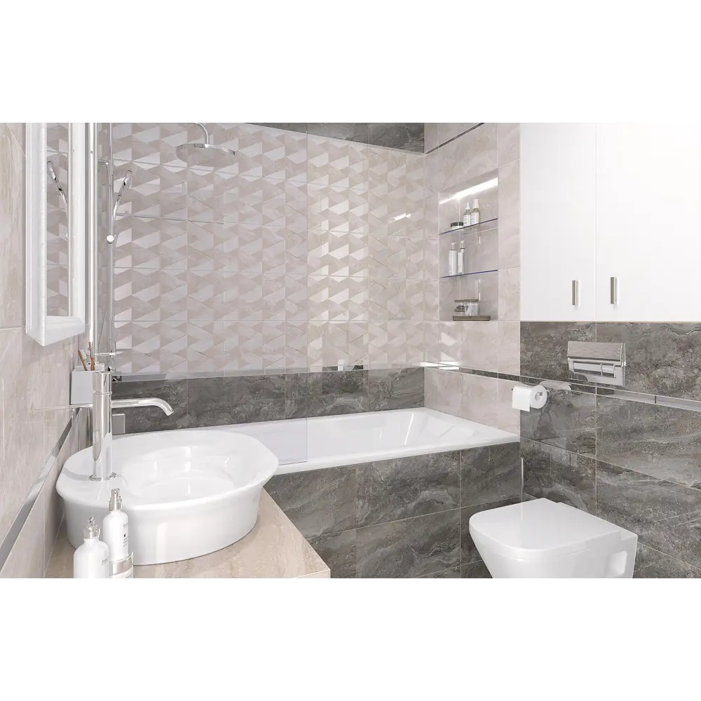 Фото 8 Керамическая плитка Laparet Gregory х9999281800 25x50см 1.5 м² цвет табачный, цена за упаковку Фото 8 Керамическая плитка Laparet Gregory х9999281800 25x50см 1.5 м² цвет табачный, цена за упаковку