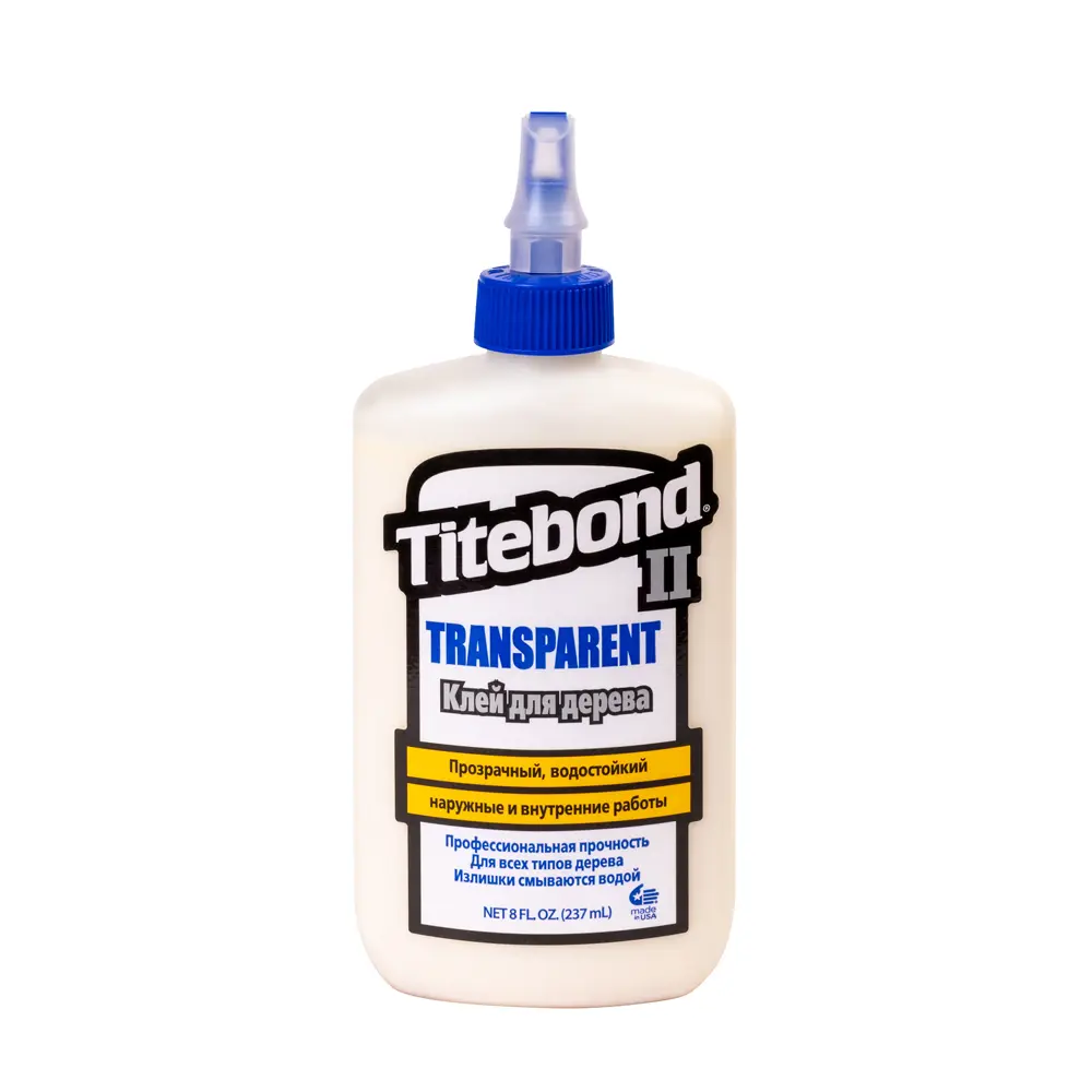 Фото Клей столярный Premium II Wood Glue влагостойкий прозрачный 237 мл Фото Клей столярный Premium II Wood Glue влагостойкий прозрачный 237 мл