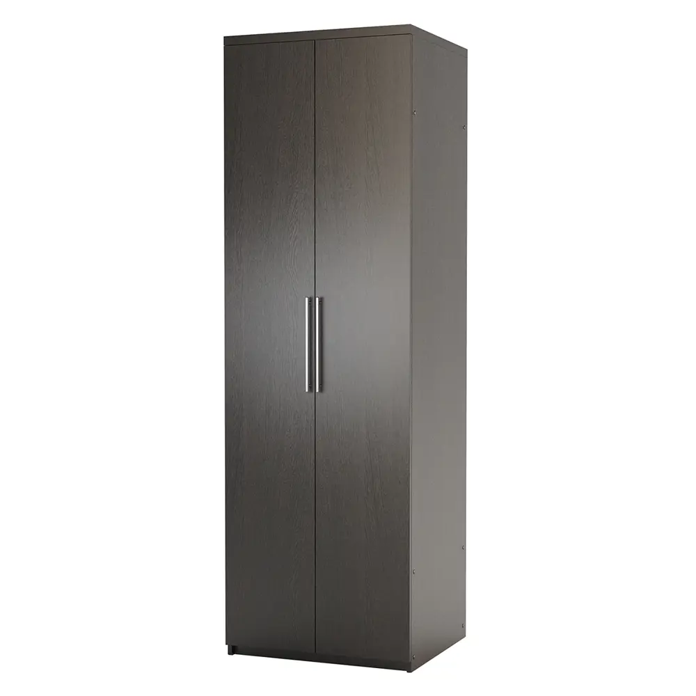 Фото 2 Шкаф распашной Гамма 1901022363 80x240x60 см ЛДСП цвет венге Фото 2 Шкаф распашной Гамма 1901022363 80x240x60 см ЛДСП цвет венге