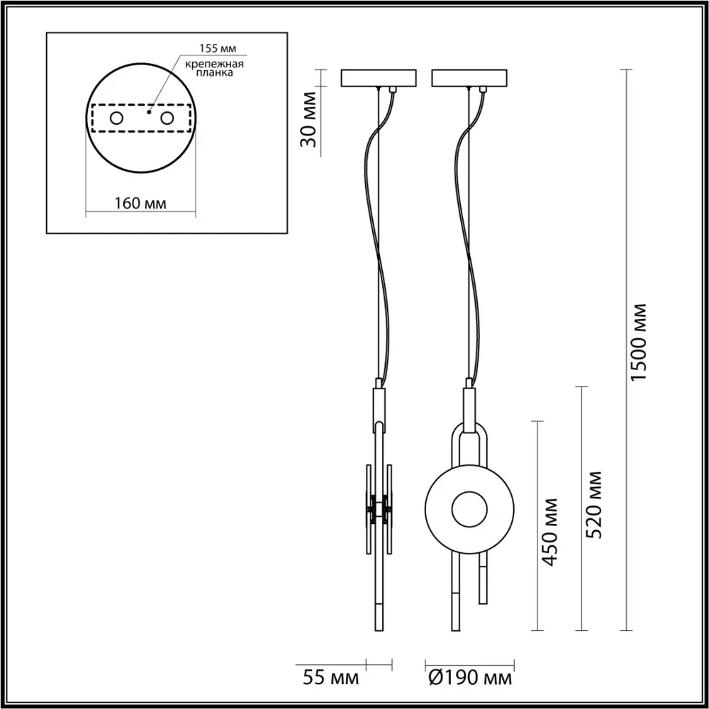 Фото 5 Светильник подвесной светодиодный Odeon Light Magnet Od_5407_12l 4 м² нейтральный белый свет цвет черный Фото 5 Светильник подвесной светодиодный Odeon Light Magnet Od_5407_12l 4 м² нейтральный белый свет цвет черный