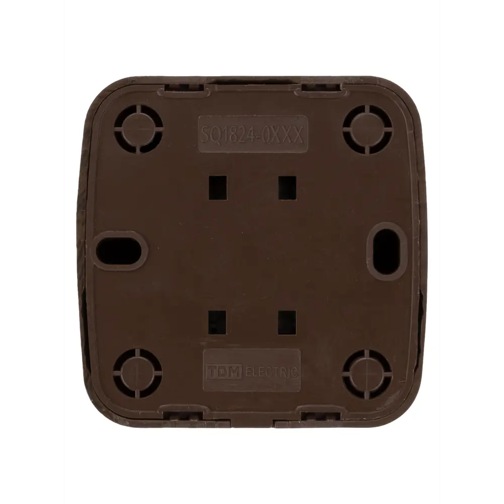 Фото 4 ТВ-розетка накладная Tdm electric Дача SQ1824-0073 с заземлением цвет венге Фото 4 ТВ-розетка накладная Tdm electric Дача SQ1824-0073 с заземлением цвет венге