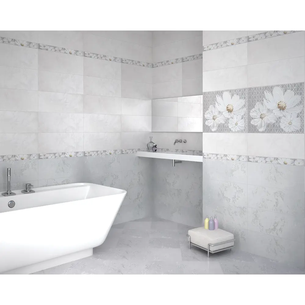 Фото 2 Керамическая плитка Azori Sfumato 503243003 42x42см 1.23 м² цвет серый, цена за упаковку Фото 2 Керамическая плитка Azori Sfumato 503243003 42x42см 1.23 м² цвет серый, цена за упаковку