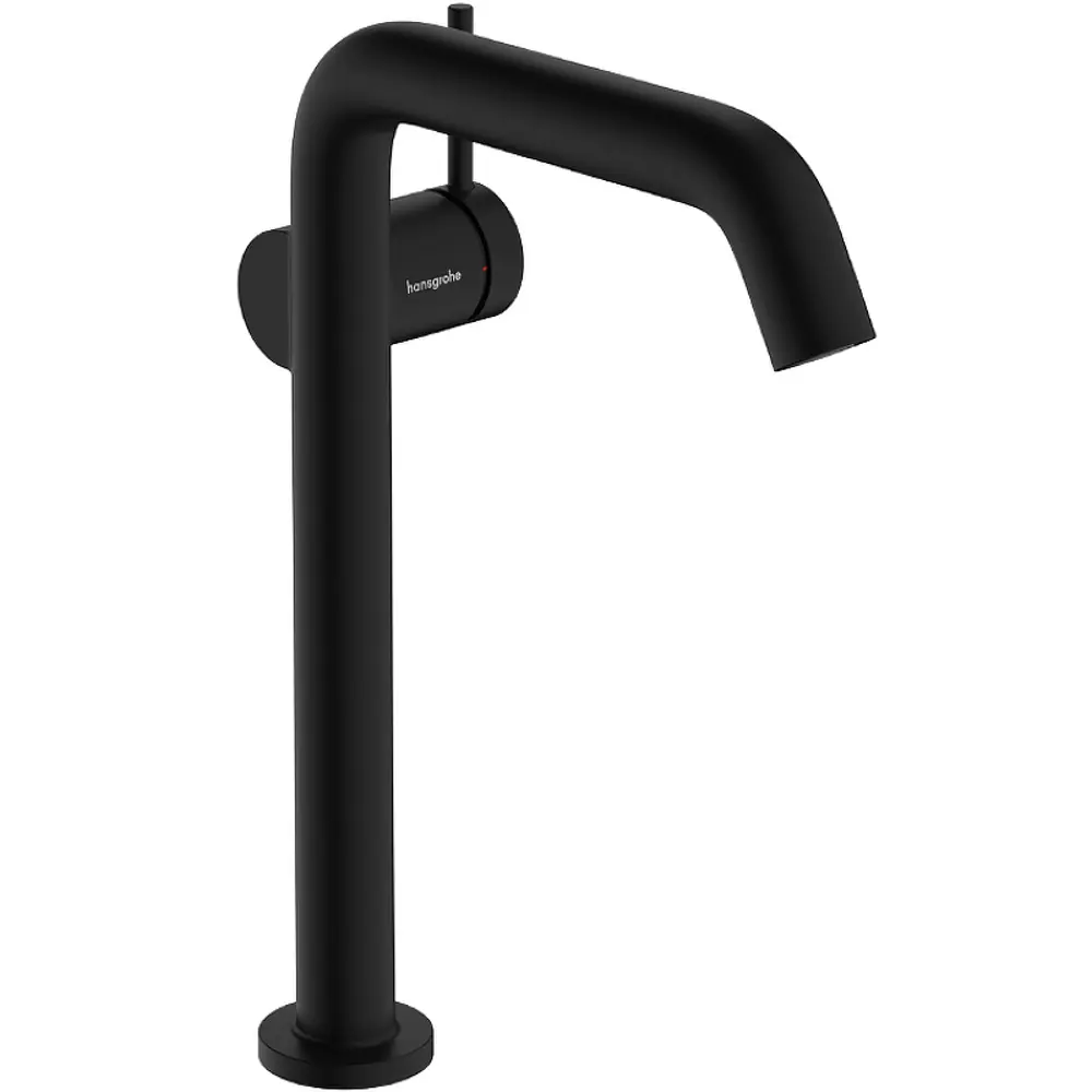 Фото Смеситель для раковины Hansgrohe Tecturis 73370670 однорычажный высокий цвет черный Фото Смеситель для раковины Hansgrohe Tecturis 73370670 однорычажный высокий цвет черный