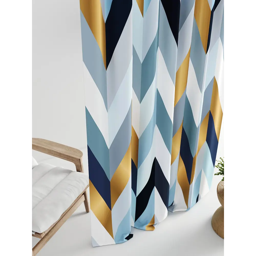 Фото 3 Штора на шторной ленте Comfy Way Линсти - 186 CW592186-270, 270x150 см, цвет белый