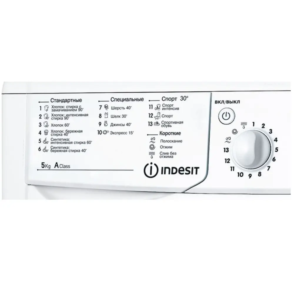 Фото 3 Стиральная машина Indesit Iwsb 5085 59.4x84.9x41.9 см 5 кг цвет белый Фото 3 Стиральная машина Indesit Iwsb 5085 59.4x84.9x41.9 см 5 кг цвет белый
