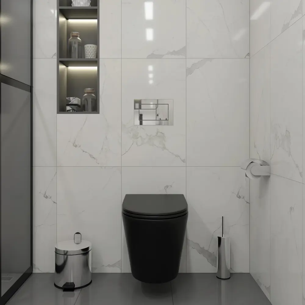 Фото 3 Комплект инсталляция с унитазом Teymi F08898 цвет черный Фото 3 Комплект инсталляция с унитазом Teymi F08898 цвет черный